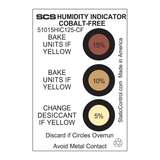 Humidity Indicator Card, Cobalt-Free, 5-10-15%, 125/Can redirect to product page
